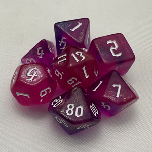 TCB 7-Piece Acrylic Dice Sets 1/2