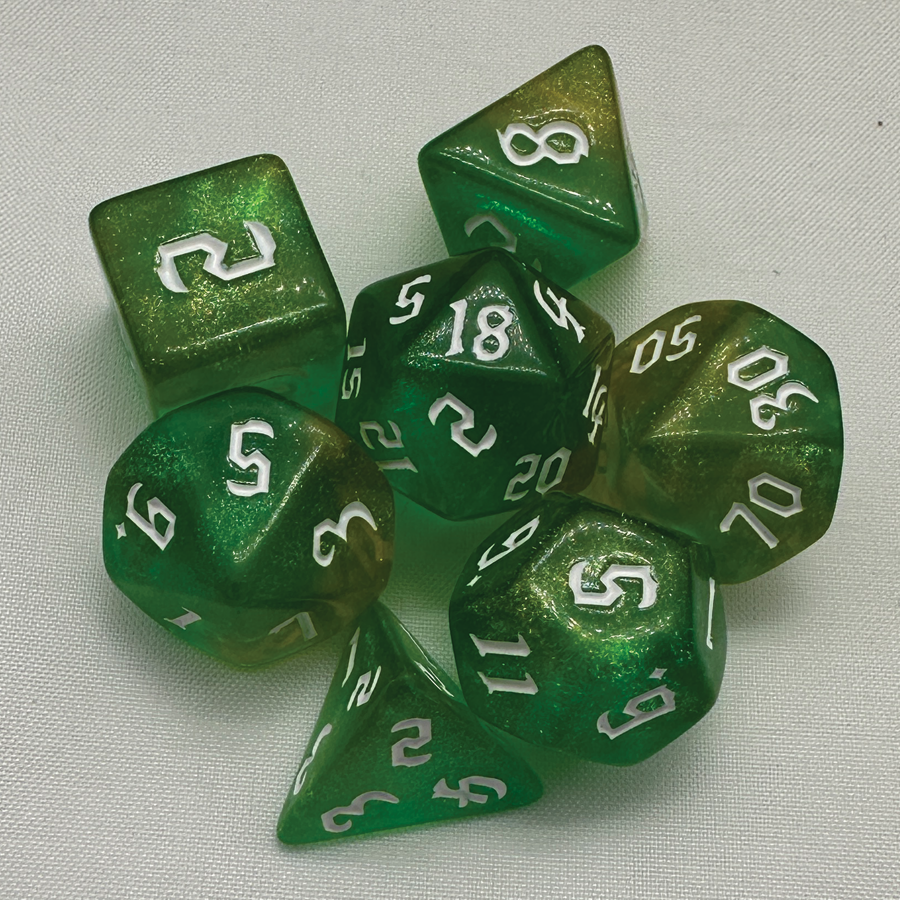 TCB 7-Piece Acrylic Dice Sets 1/2