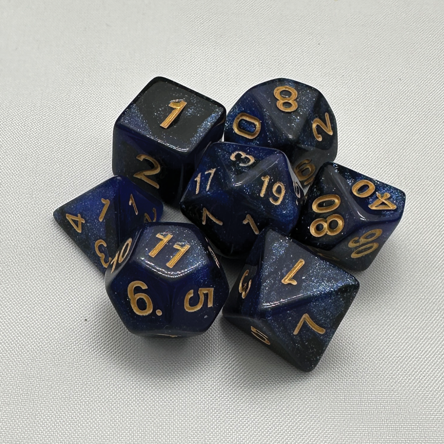 TCB 7-Piece Acrylic Dice Sets 1/2