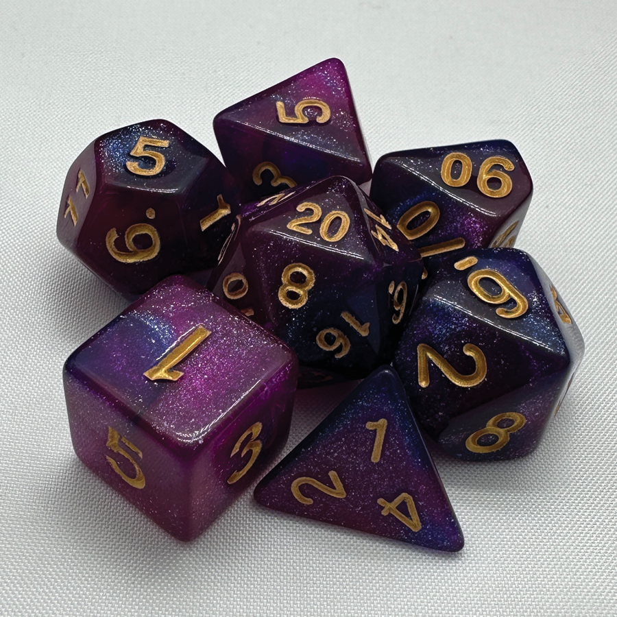 TCB 7-Piece Acrylic Dice Sets 1/2