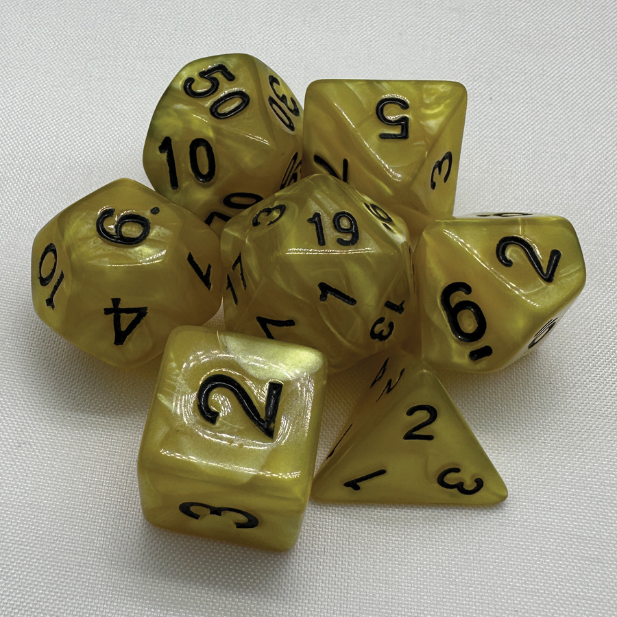 TCB 7-Piece Acrylic Dice Sets 1/2