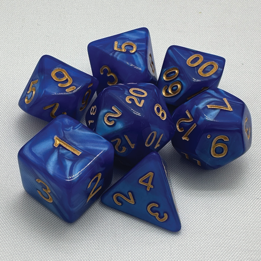 TCB 7-Piece Acrylic Dice Sets 1/2