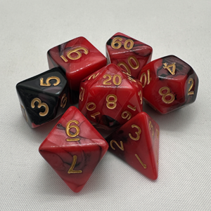 TCB 7-Piece Acrylic Dice Sets 1/2