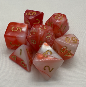 TCB 7-Piece Acrylic Dice Sets 1/2