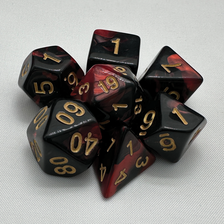 TCB 7-Piece Acrylic Dice Sets 1/2