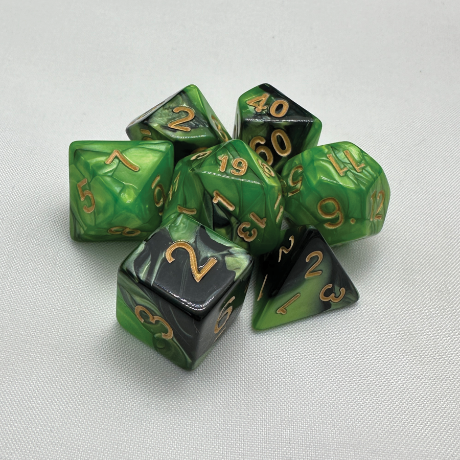 TCB 7-Piece Acrylic Dice Sets 1/2