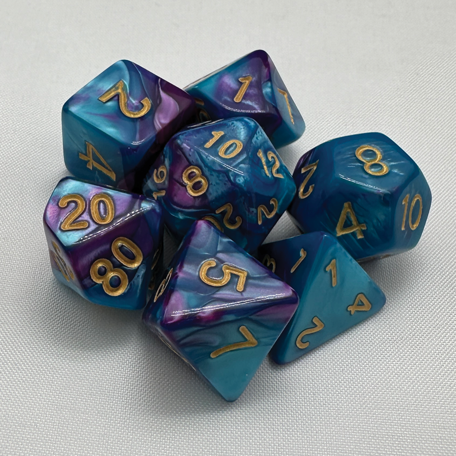 TCB 7-Piece Acrylic Dice Sets 1/2