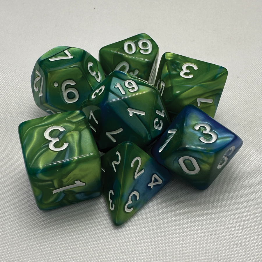 TCB 7-Piece Acrylic Dice Sets 1/2