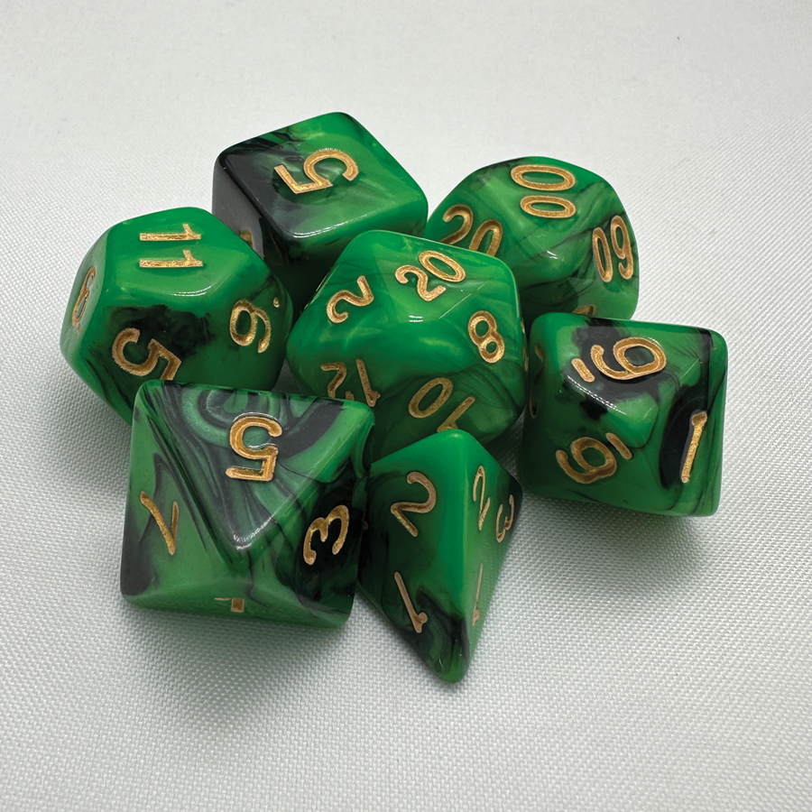 TCB 7-Piece Acrylic Dice Sets 1/2