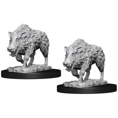 D&D: Wizkids Deep Cuts Unpainted Miniatures - W07 Wild Boar