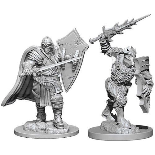 D&D: Nolzur's Marvelous Unpainted Miniatures - W06 Death Knight & Helmed Horror