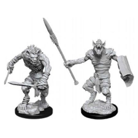 D&D: Nolzur's Marvelous Unpainted Miniatures - W12 Gnoll & Gnoll Flesh - TCB Games & Collectibles