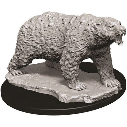 D&D: Wizkids Deep Cuts Unpainted Miniatures - W09 Polar Bear