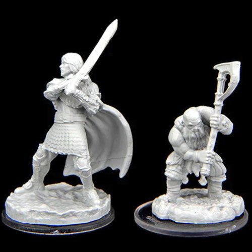 D&D: Critical Role Unpainted Miniatures - W02 Westruun Militia Swordsman & Kraghammer Axeman