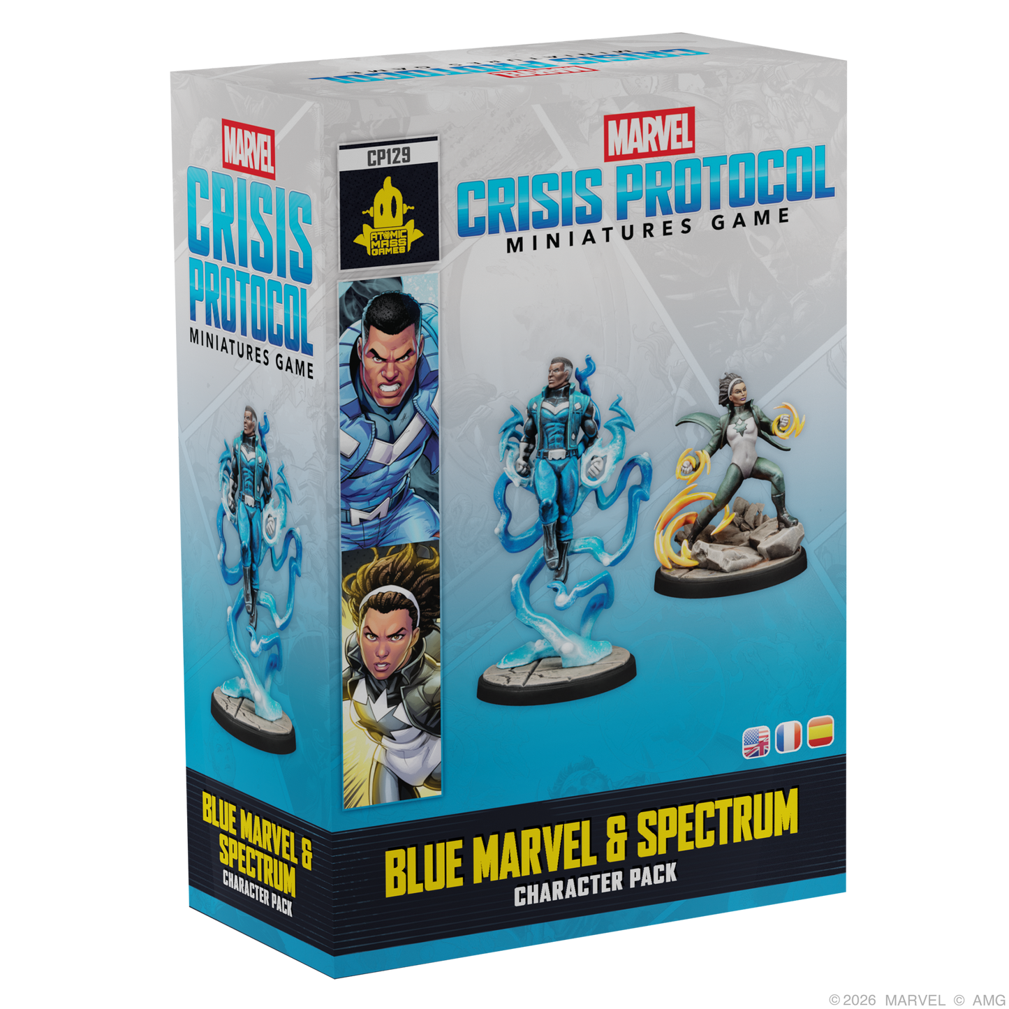 Marvel: Crisis Protocol - Blue Marvel & Spectrum (Pre-Order - Releases 1/9/26) - TCB Games & Collectibles