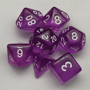 TCB 7-Piece Acrylic Dice Sets 1/2