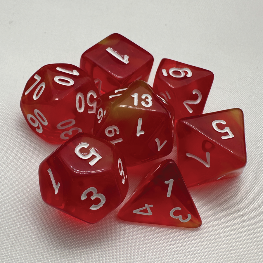 TCB 7-Piece Acrylic Dice Sets 1/2