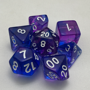 TCB 7-Piece Acrylic Dice Sets 1/2