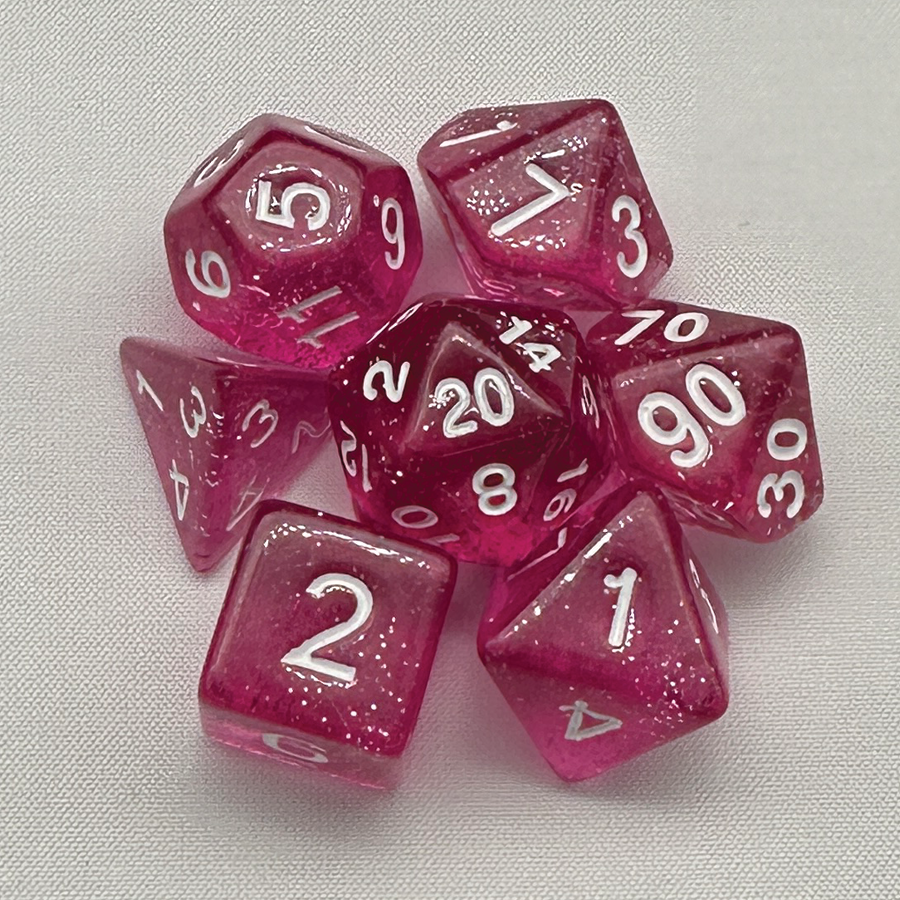 TCB 7-Piece Acrylic Dice Sets 1/2