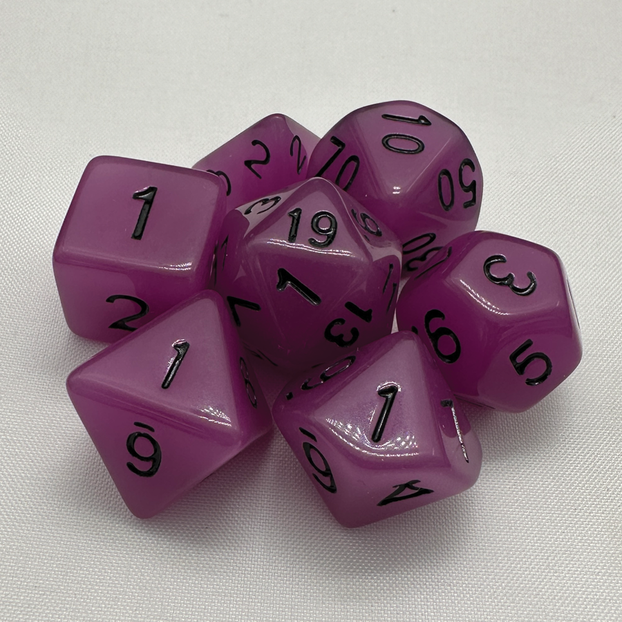 TCB 7-Piece Acrylic Dice Sets 1/2