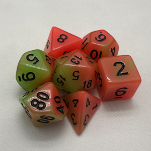 TCB 7-Piece Acrylic Dice Sets 1/2