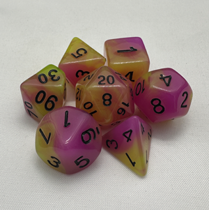 TCB 7-Piece Acrylic Dice Sets 1/2