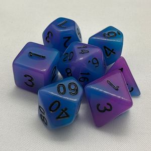 TCB 7-Piece Acrylic Dice Sets 1/2