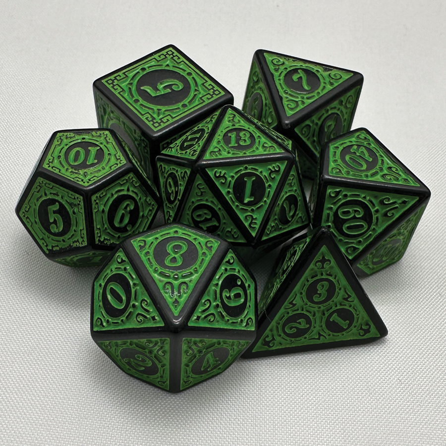 TCB 7-Piece Acrylic Dice Sets 1/2