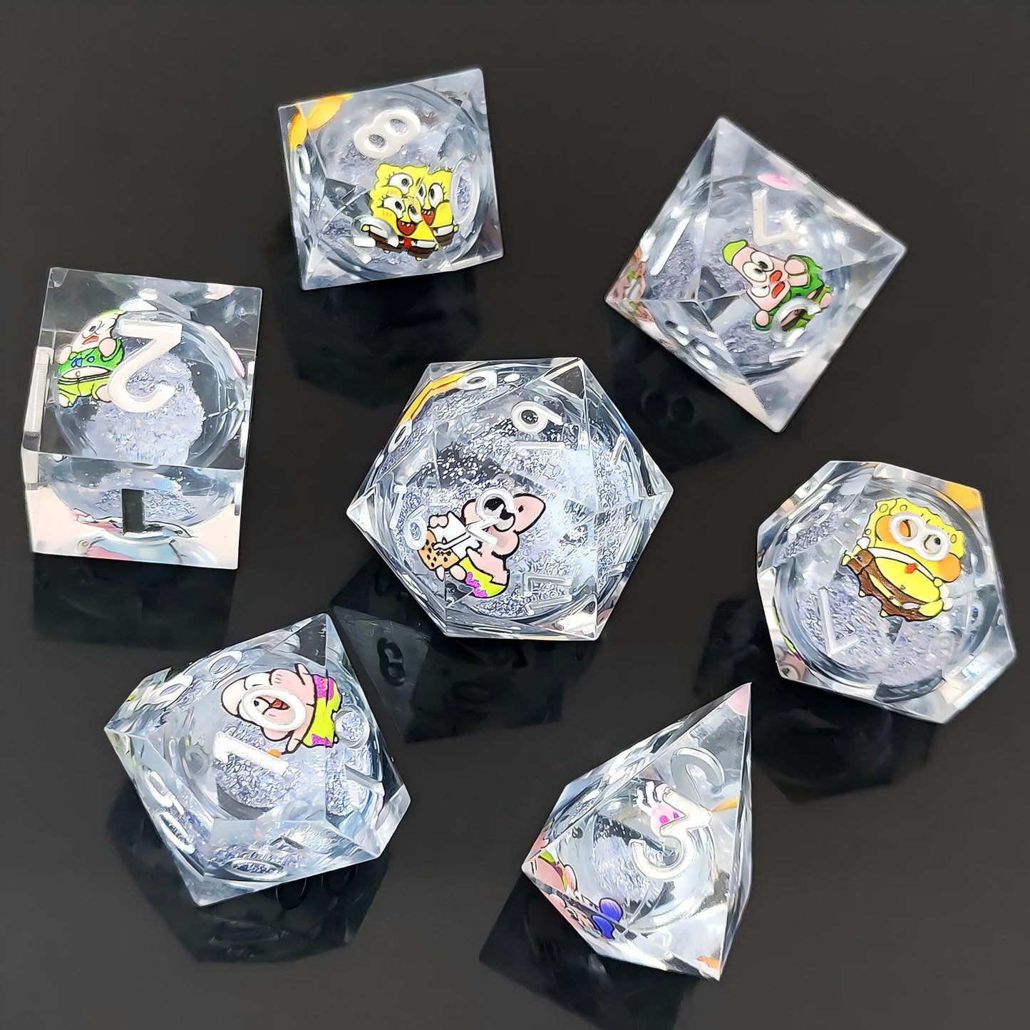 TCB 7-Piece Acrylic/Resin Dice Sets 2/2