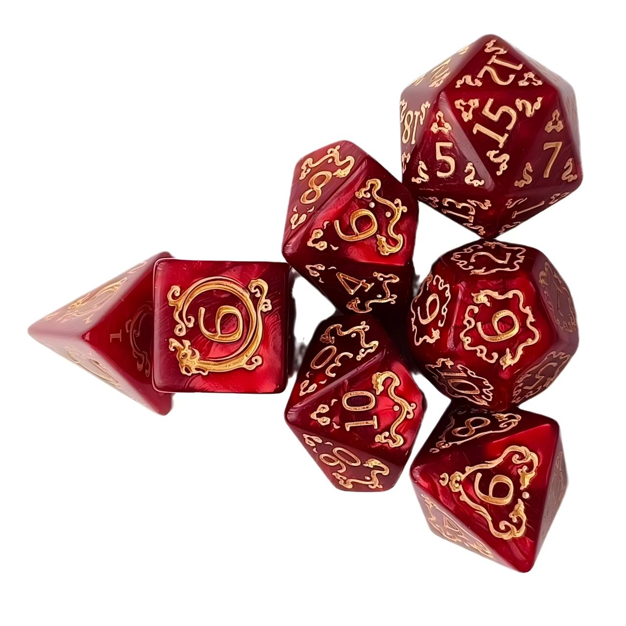TCB 7-Piece Acrylic/Resin Dice Sets 2/2