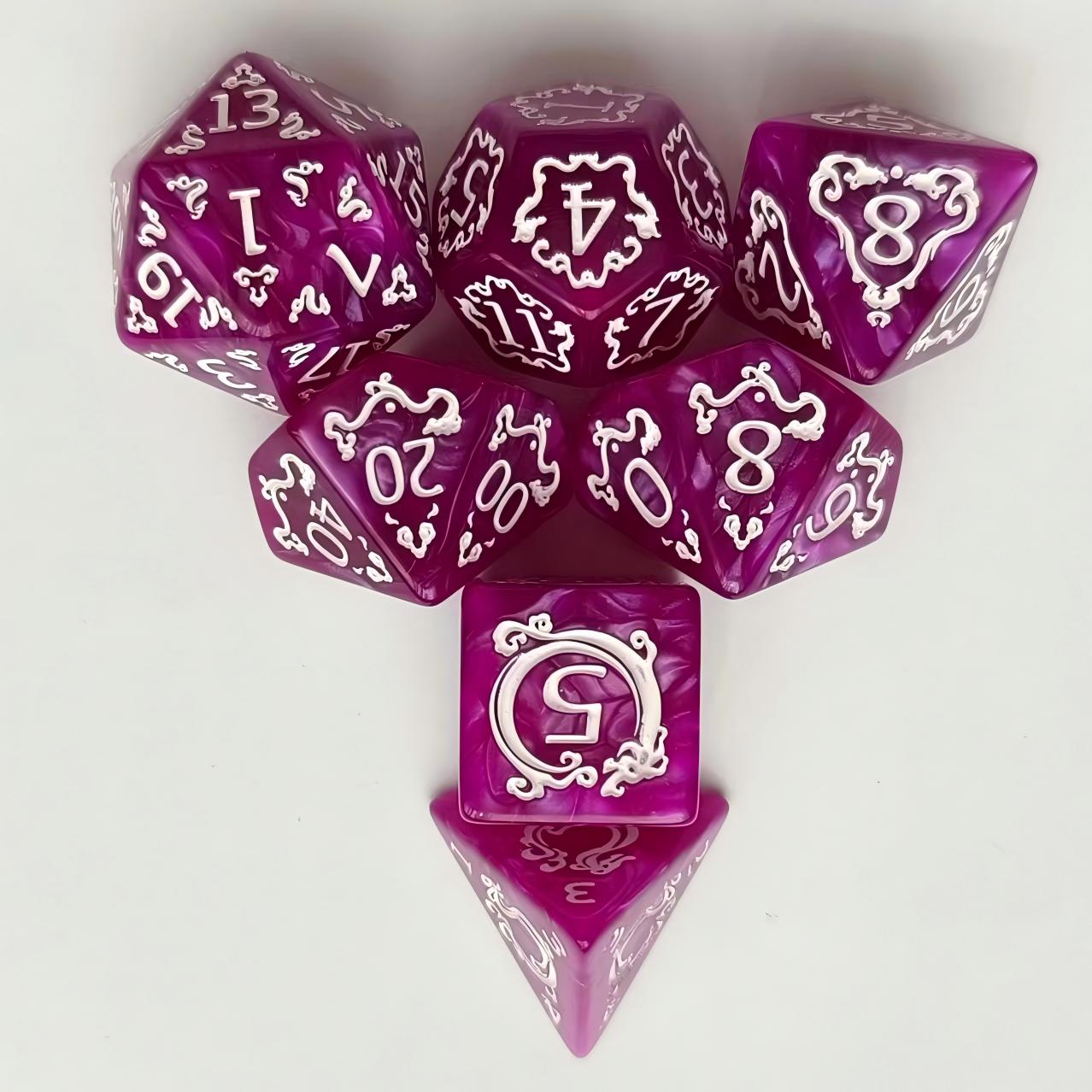 TCB 7-Piece Acrylic/Resin Dice Sets 2/2