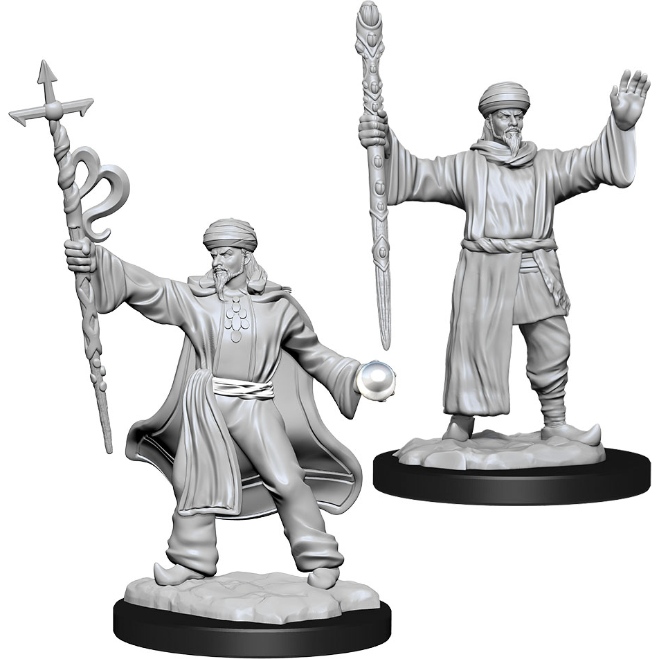 D&D: Nolzur's Marvelous Unpainted Miniatures - W13 Human Male Wizard