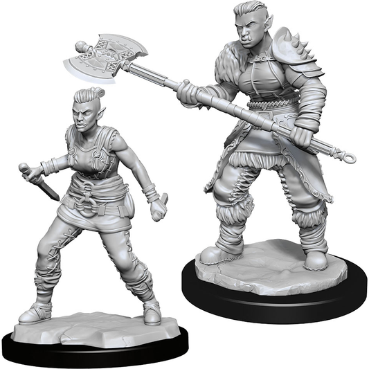 D&D: Nolzur's Marvelous Unpainted Miniatures - W13 Orc Female Barbarian