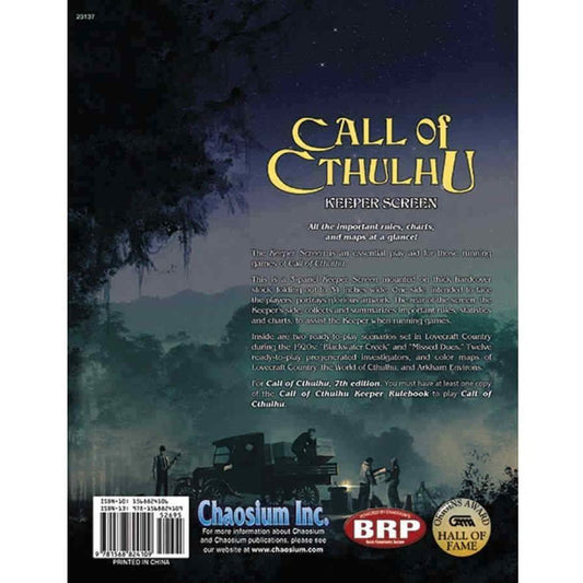 Call of Cthulhu: 7th Edition - Keeper Screen Pack