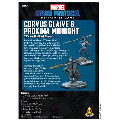 Marvel: Crisis Protocol - Corvus Glaive & Proxima Midnight