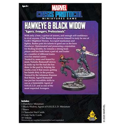 Marvel: Crisis Protocol - Hawkeye & Black Widow