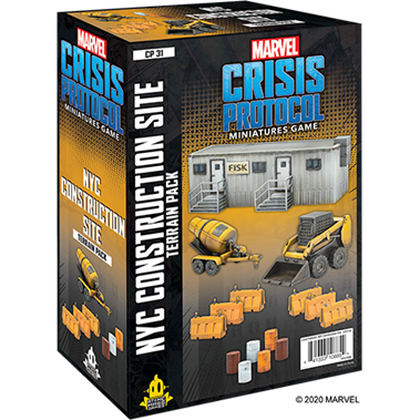 Marvel: Crisis Protocol - NYC Construction Site Terrain Pack