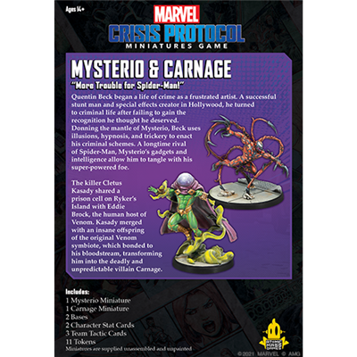 Marvel: Crisis Protocol - Mysterio & Carnage