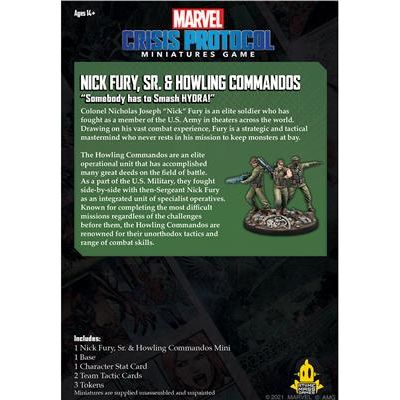 Marvel: Crisis Protocol - Nick Fury, Sr. & Howling Commandos