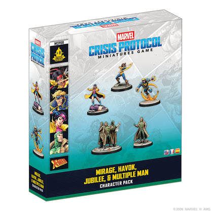 Pre-Order Marvel Crisis Protocol – Mirage, Havok, Jubilee & Multiple Man