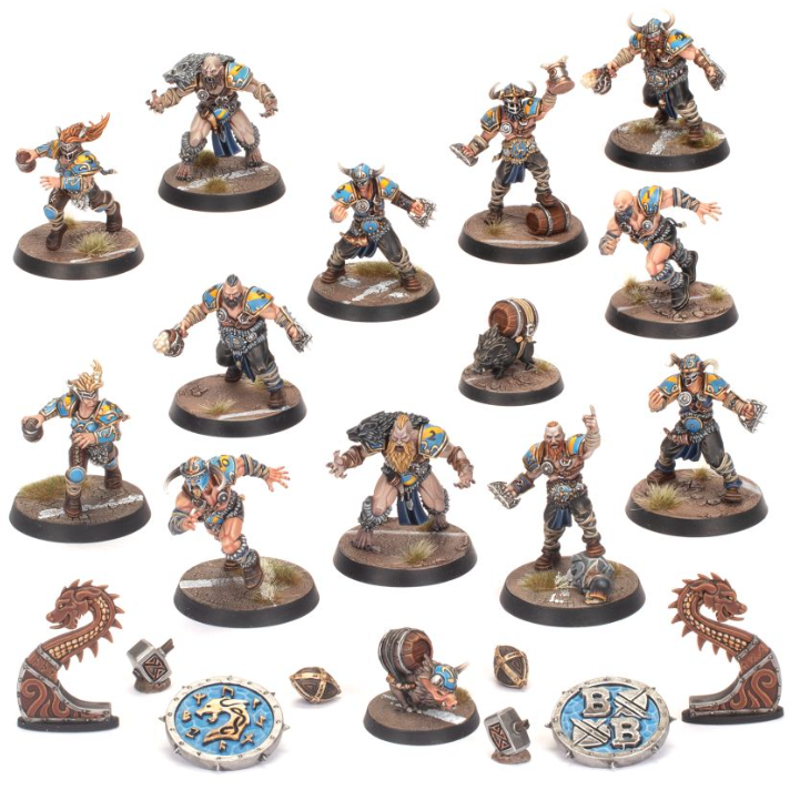 Norse Blood Bowl Team- Norsca Rampagers - TCB Toys Comics & Games
