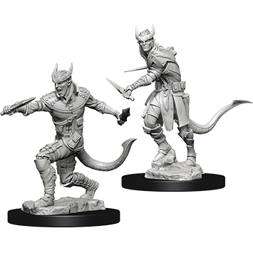 D&D Nolzur's Marvelous Unpainted Miniatures: Tiefling Male Rogue 2 figures