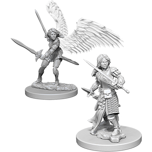 D&D Nolzur's Marvelous Unpainted Miniatures: Aasimar Female Paladin 2 figures