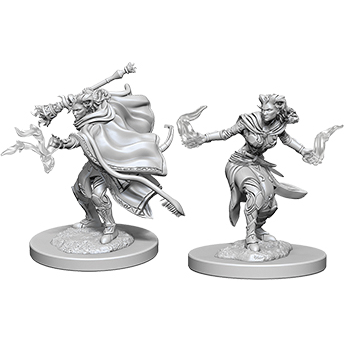 D&D Nolzur's Marvelous Unpainted Miniatures: Tiefling Female Warlock 2 figures