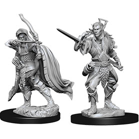 D&D Nolzur's Marvelous Unpainted Miniatures: Elf Male Rogue 2 figures