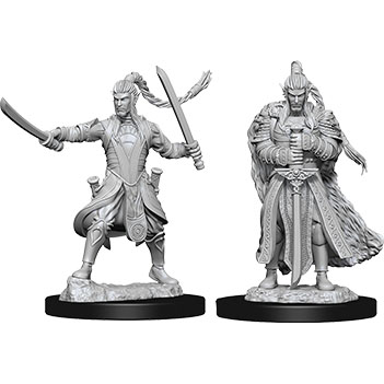 D&D Nolzur's Marvelous Unpainted Miniatures: Elf Male Paladin 2 figures