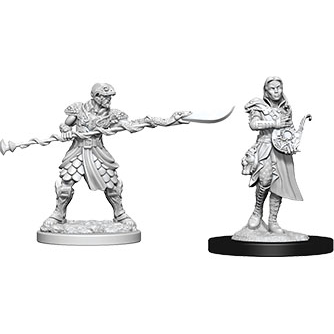 D&D Nolzur's Marvelous Unpainted Miniatures: Yuan-Ti Purebloods 2 figures