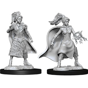 D&D Nolzur's Marvelous Unpainted Miniatures: Human Female Sorcerer 2 figures