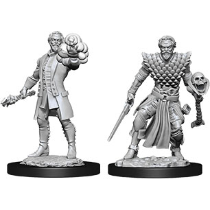 D&D Nolzur's Marvelous Unpainted Miniatures: Human Male Warlock 2 figures