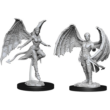 D&D Nolzur's Marvelous Unpainted Miniatures: Succubus & Incubus 